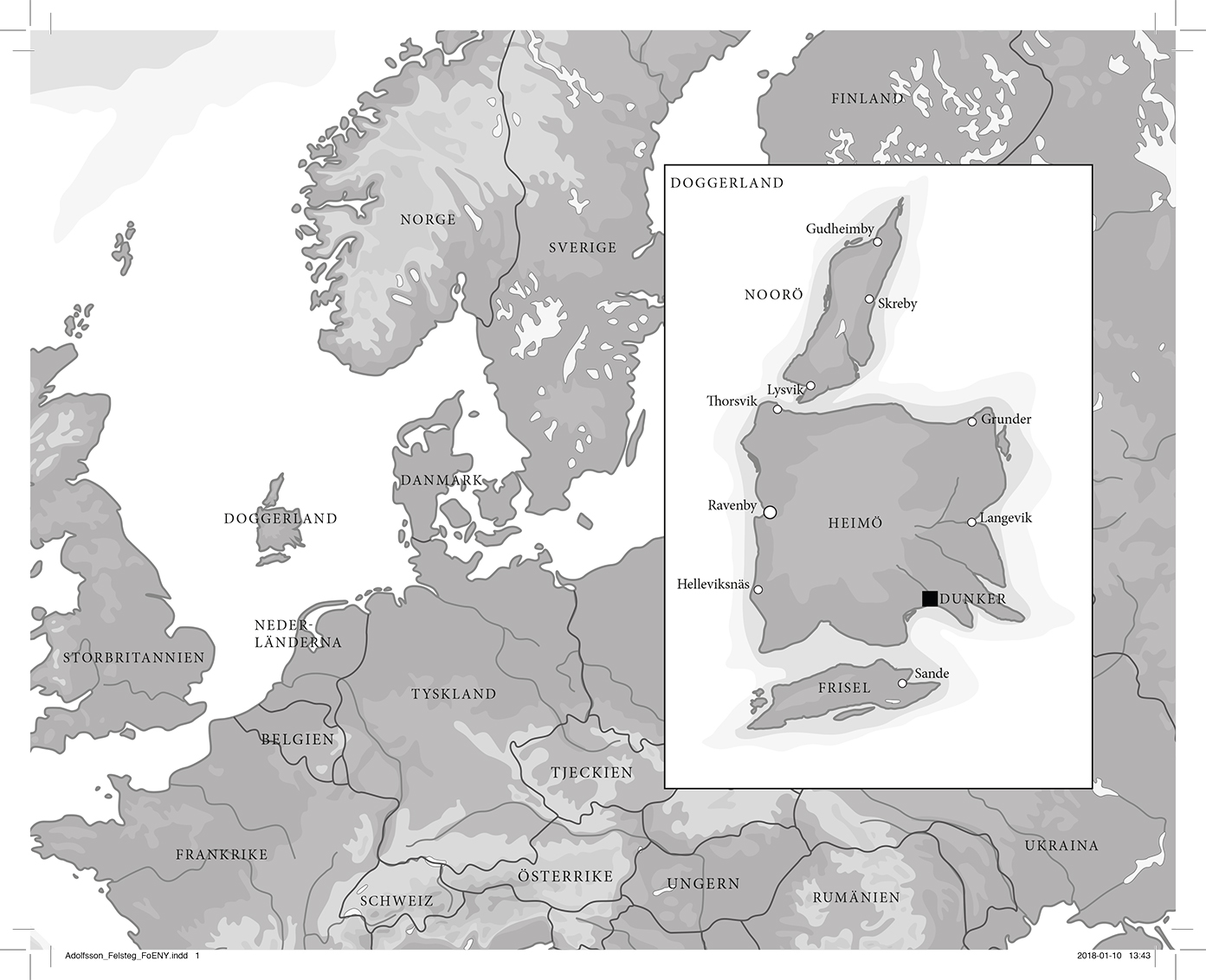 Doggerland karta